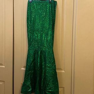 Shiny mermaid skirt Halloween, cosplay